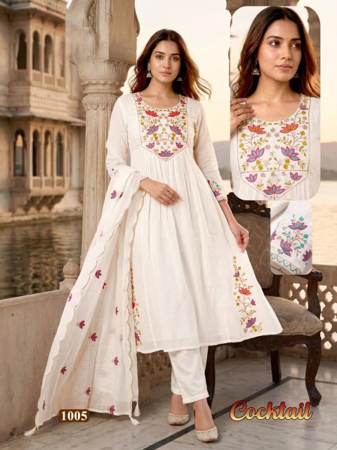 Desi kudi cocktail anarkali 3pcs wholesale ladies kurti in ludhiana